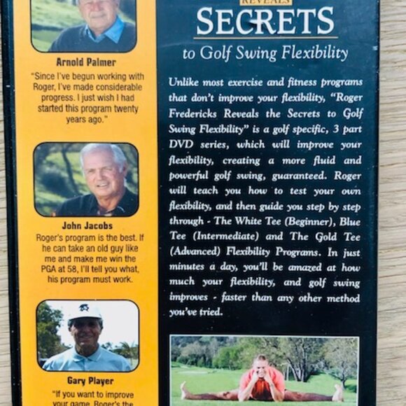 Roger Fredericks Golf Swing Secrets – 3-DVD Training Set - Picture 3 of 7